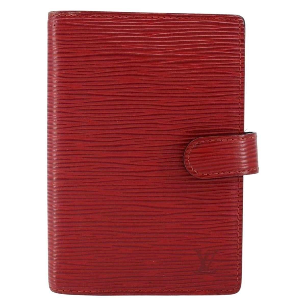 Louis Vuitton Red Epi Agenda PM