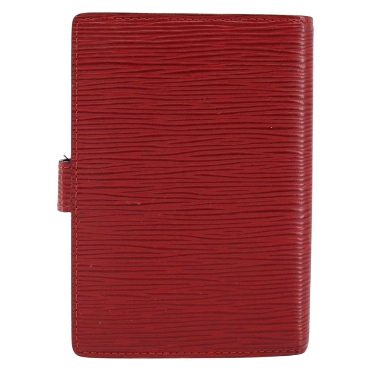 Louis Vuitton Red Epi Agenda PM