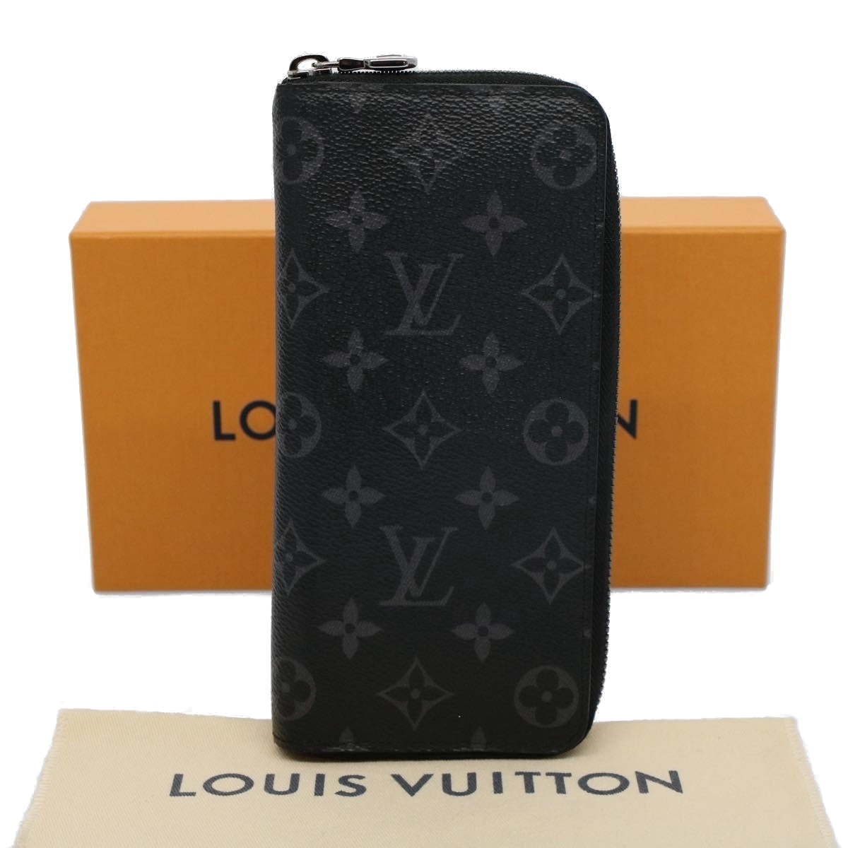 Louis Vuitton Monogram Eclipse Zippy Wallet