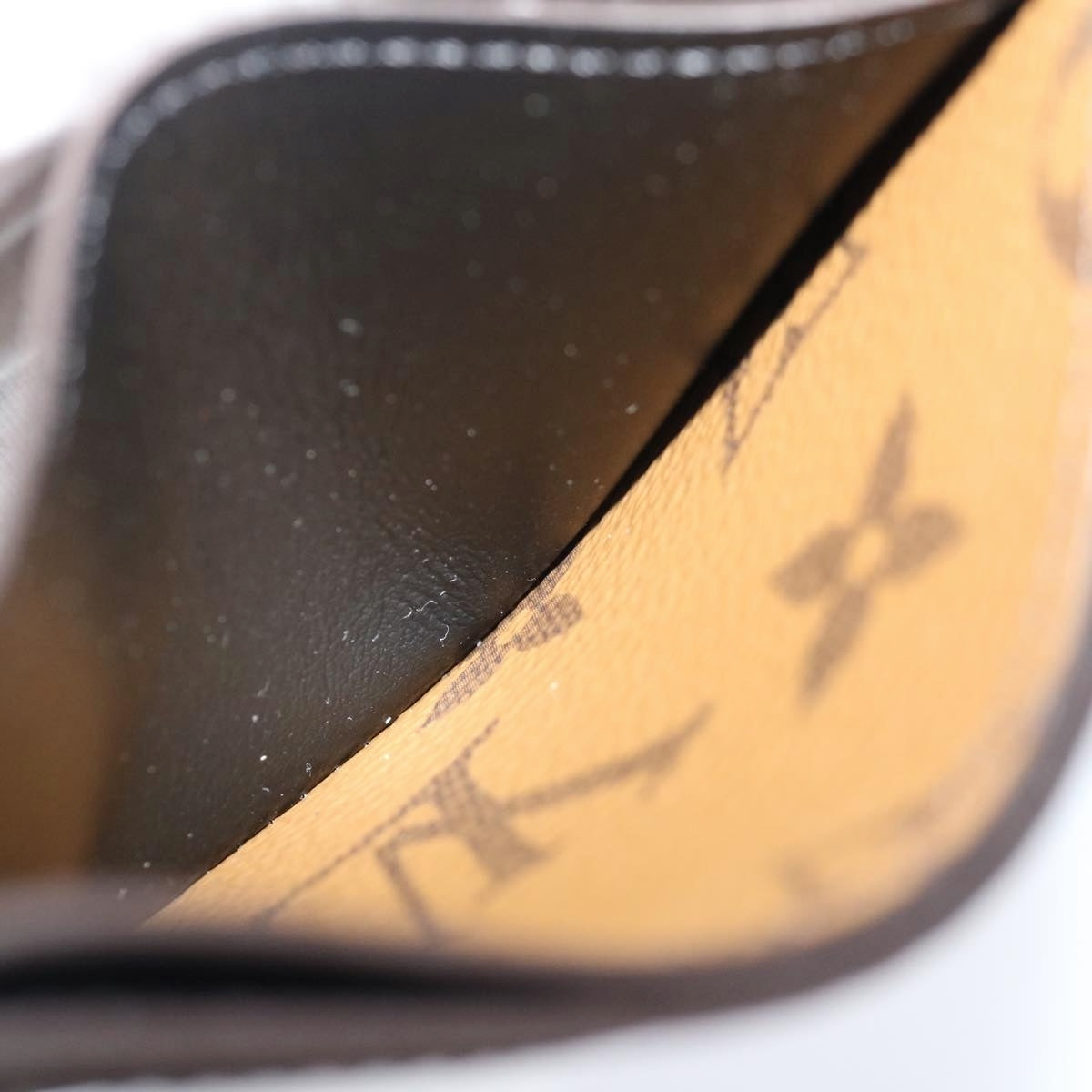 Louis Vuitton Monogram Reverse Porte Cartes Simple Card Case