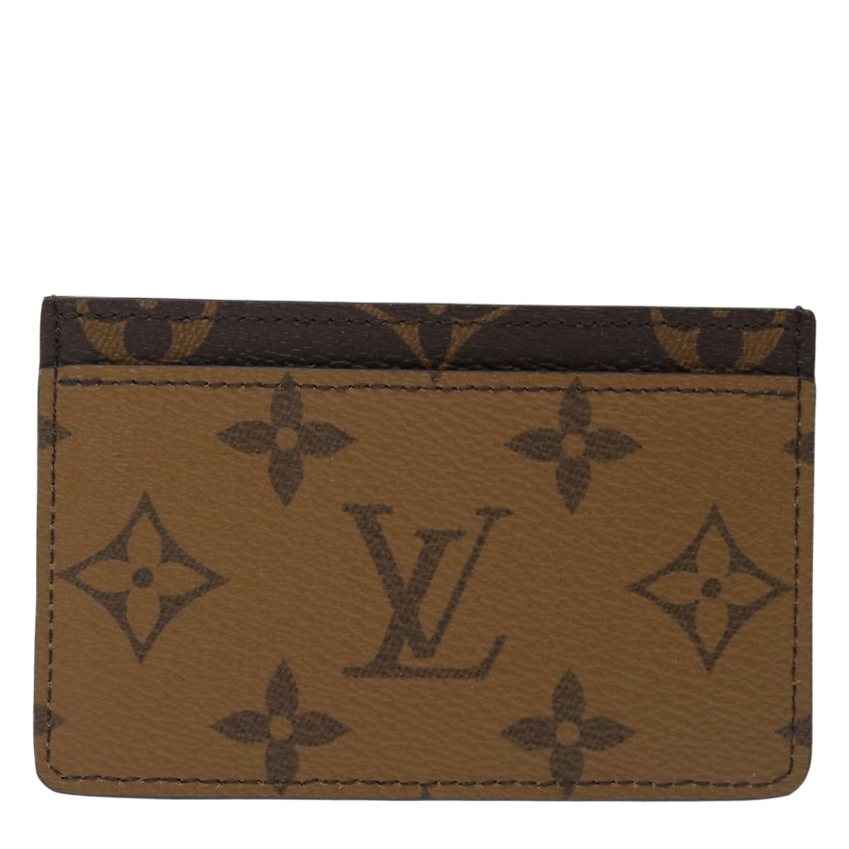 Louis Vuitton Monogram Reverse Porte Cartes Simple Card Case