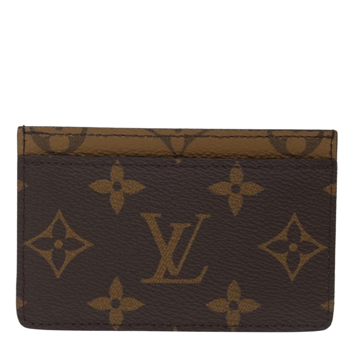 Louis Vuitton Monogram Reverse Porte Cartes Simple Card Case