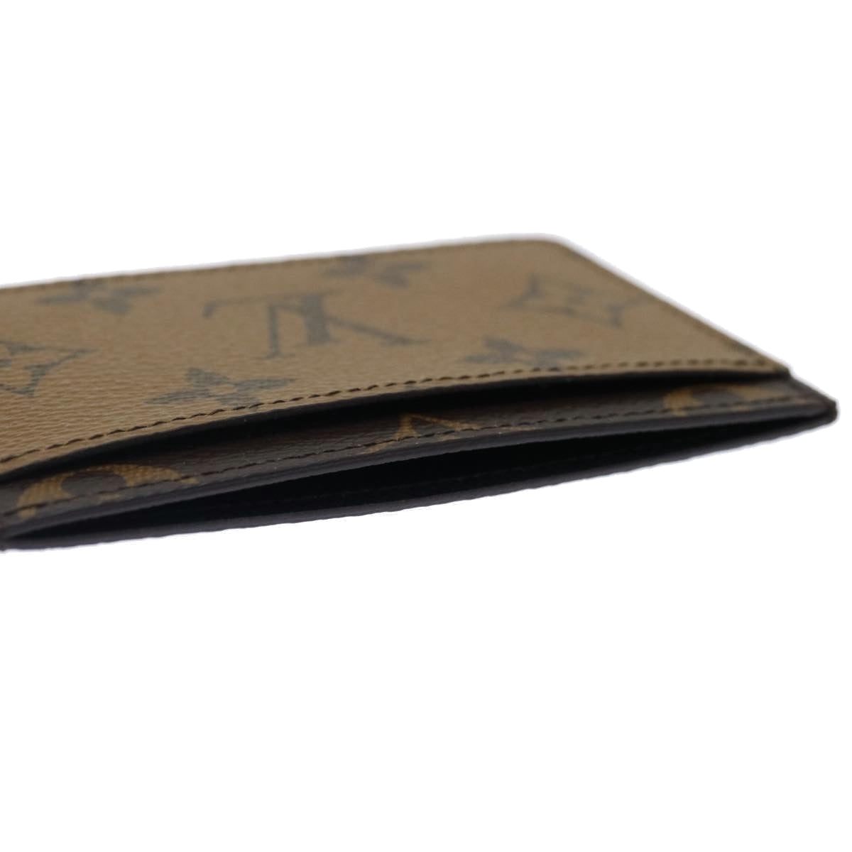 Louis Vuitton Monogram Reverse Porte Cartes Simple Card Case