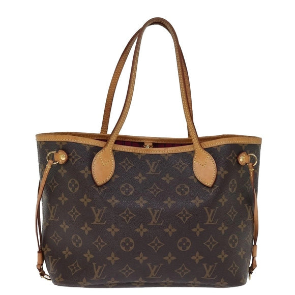 Louis Vuitton Monogram Neverfull PM Tote Bag with Accessory Pouch