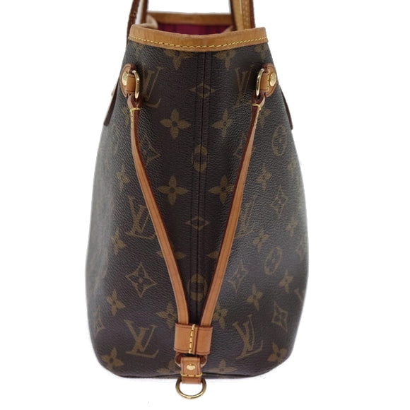 Louis Vuitton Monogram Neverfull PM Tote Bag with Accessory Pouch