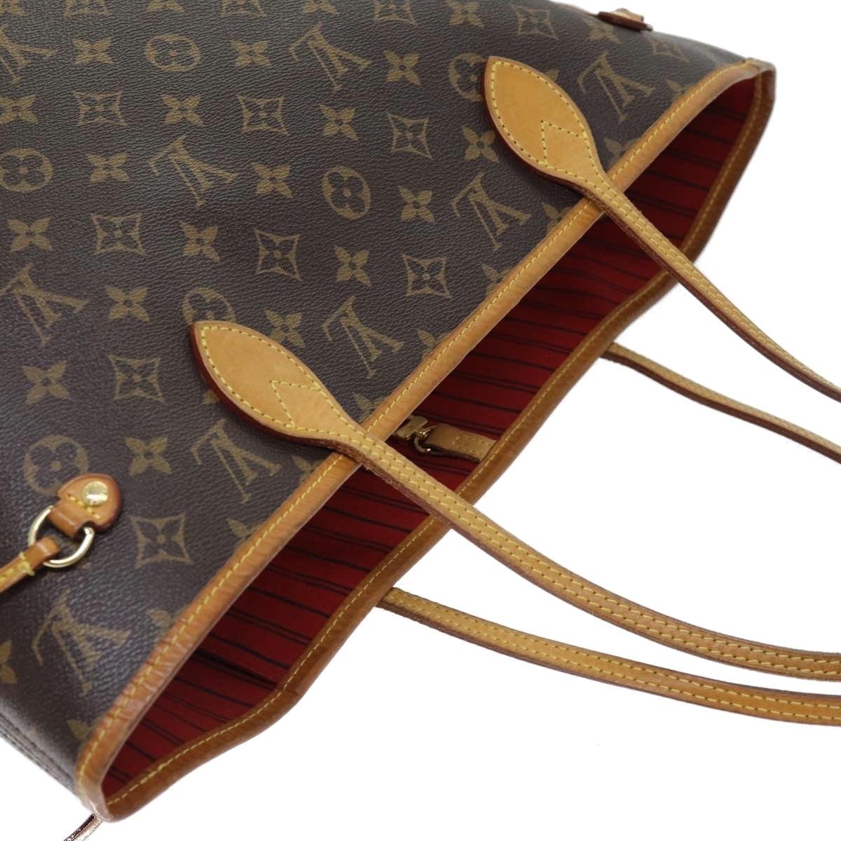 Louis Vuitton Monogram Neverfull MM Tote Bag with Accessory Pouch