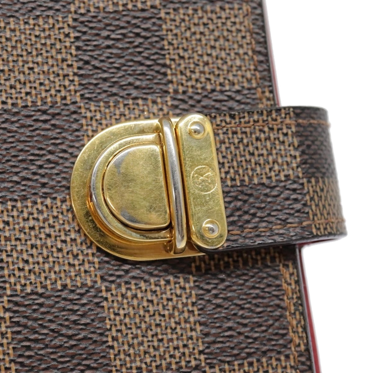 Louis Vuitton Damier Ebene Agenda PM Koala-Red