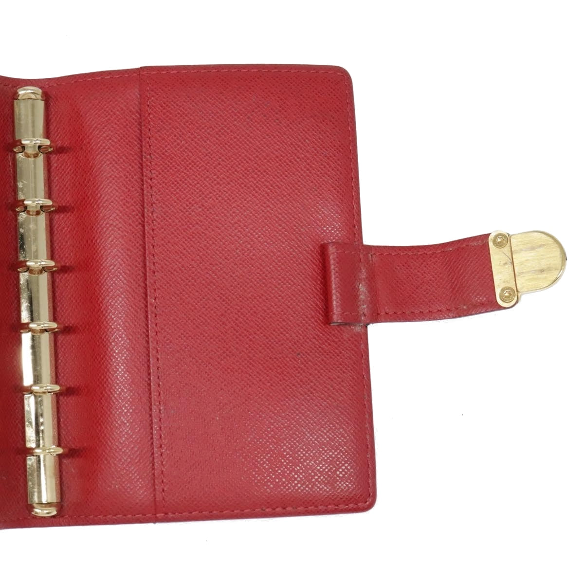 Louis Vuitton Damier Ebene Agenda PM Koala-Red