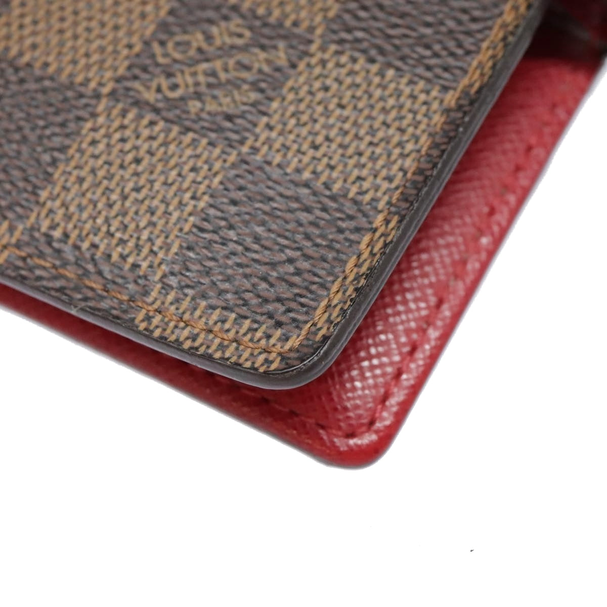 Louis Vuitton Damier Ebene Agenda PM Koala-Red
