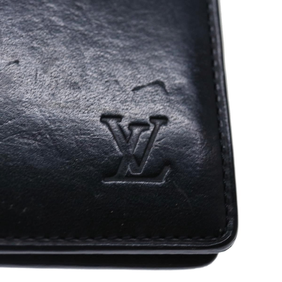 Louis Vuitton Nomad Multipuru Wallet Leather Black