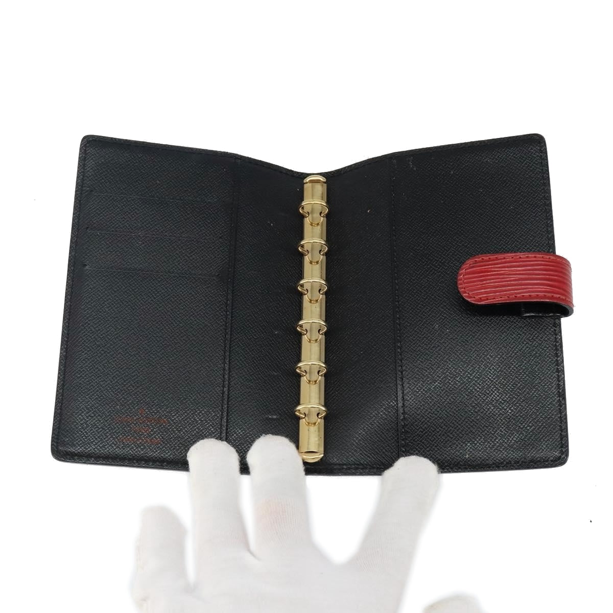 Louis Vuitton Red Epi Agenda PM