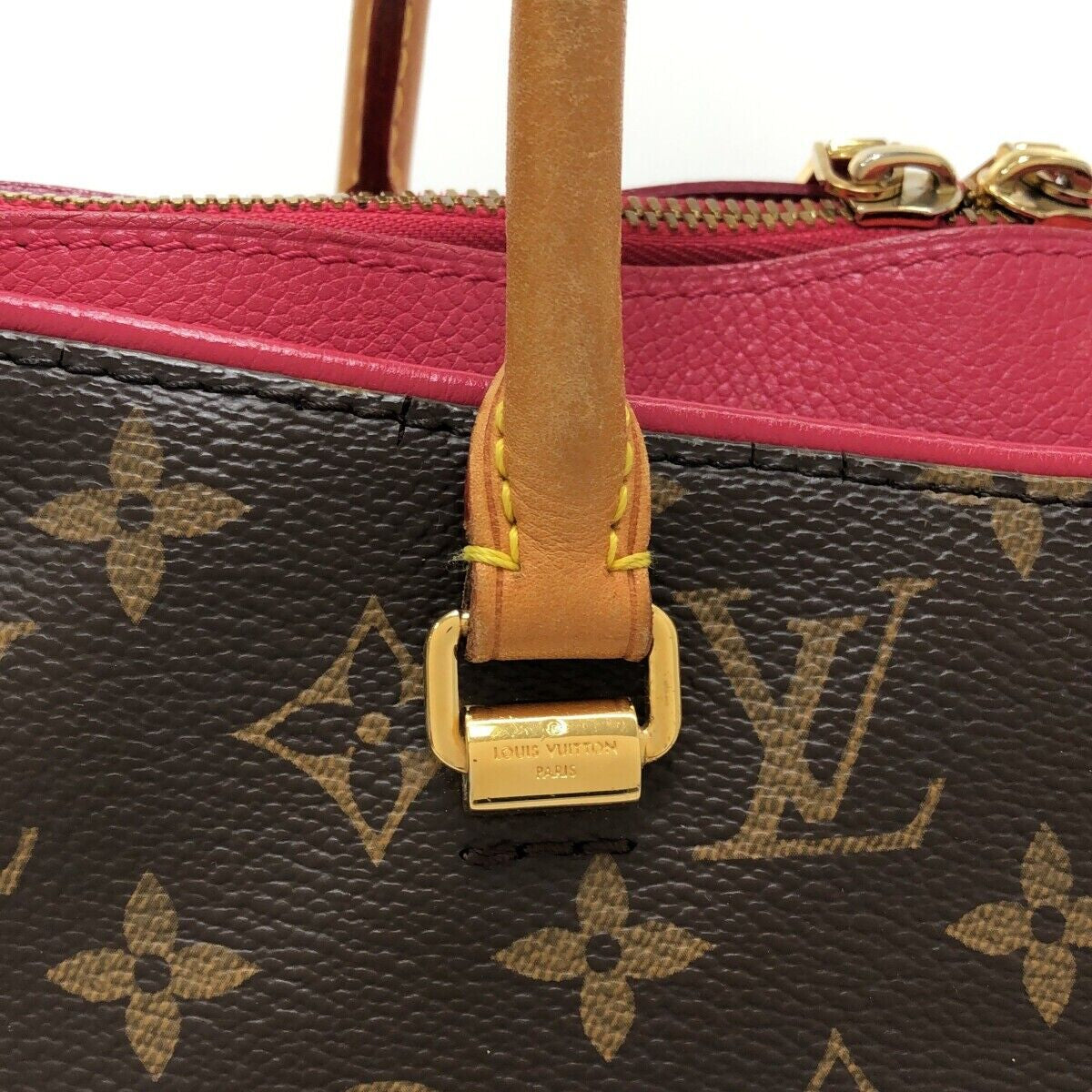 Louis Vuitton Pallas Rose Monogram Handbag