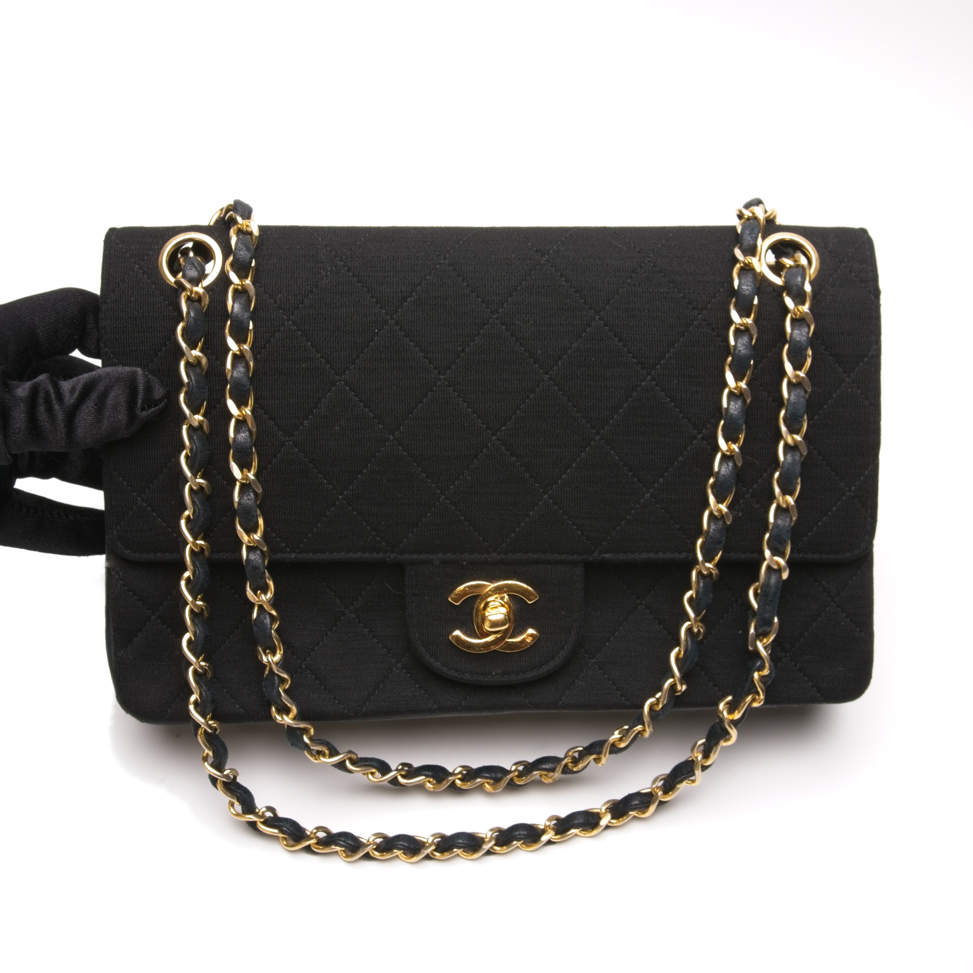 Chanel Classic Jersey Medium Flap Bag