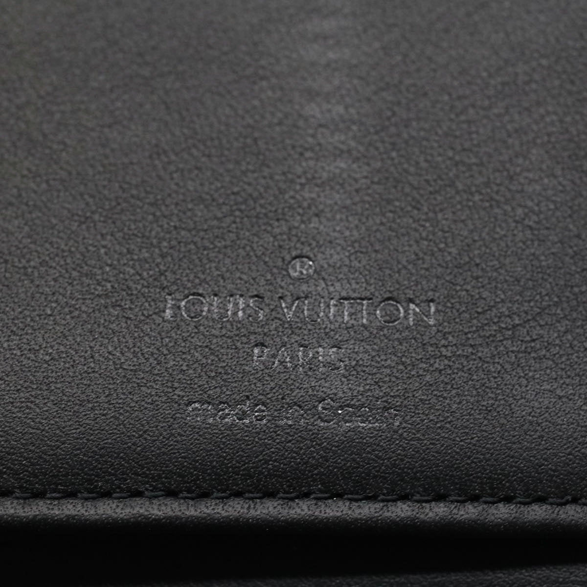 Louis Vuitton Monogram Shadow Zippy Wallet Vertical Black