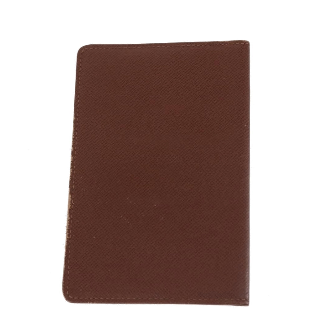 Louis Vuitton Brown Taiga Leather ID Card Holder
