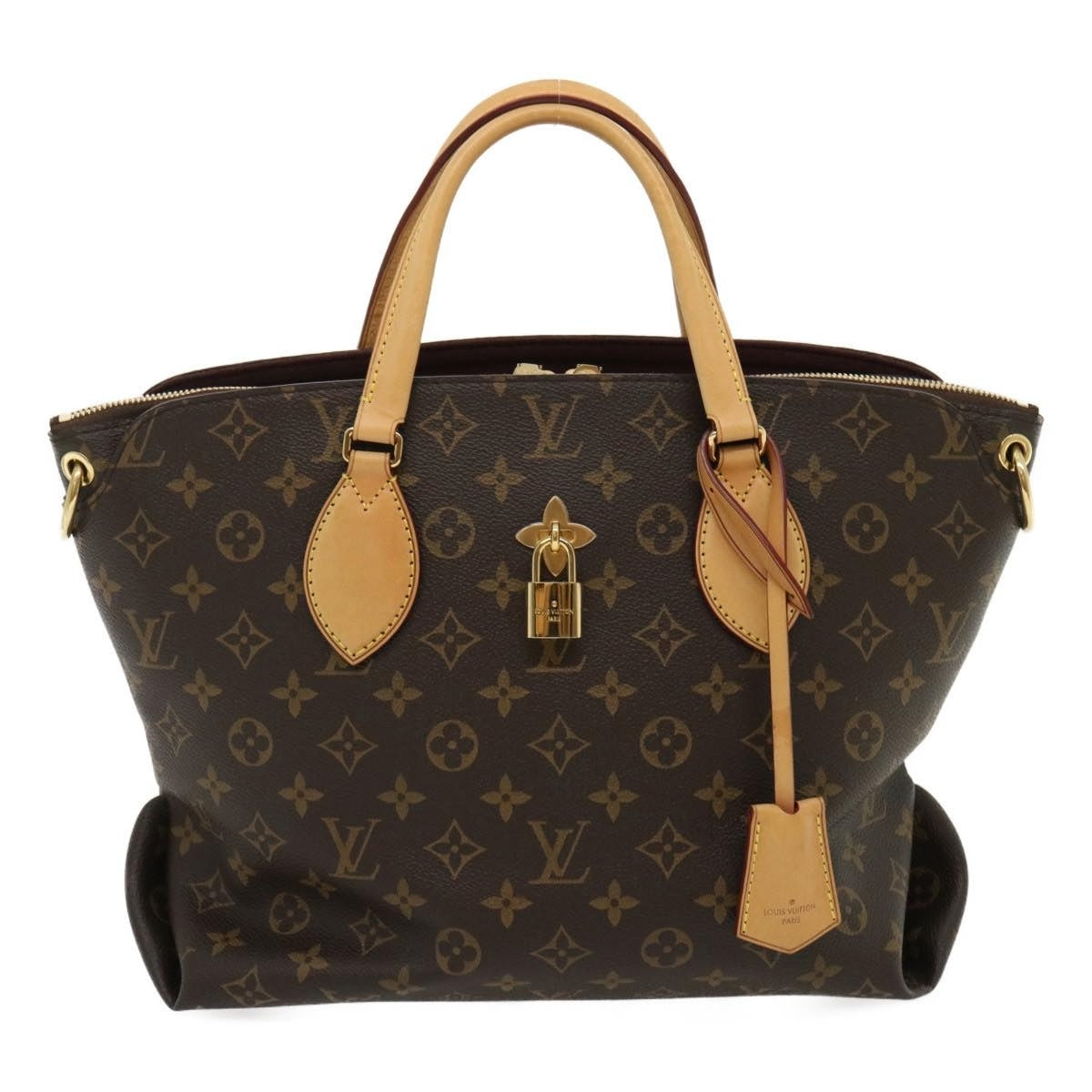 Louis Vuitton  Monogram Flower Zipped Tote MM Tote Bag