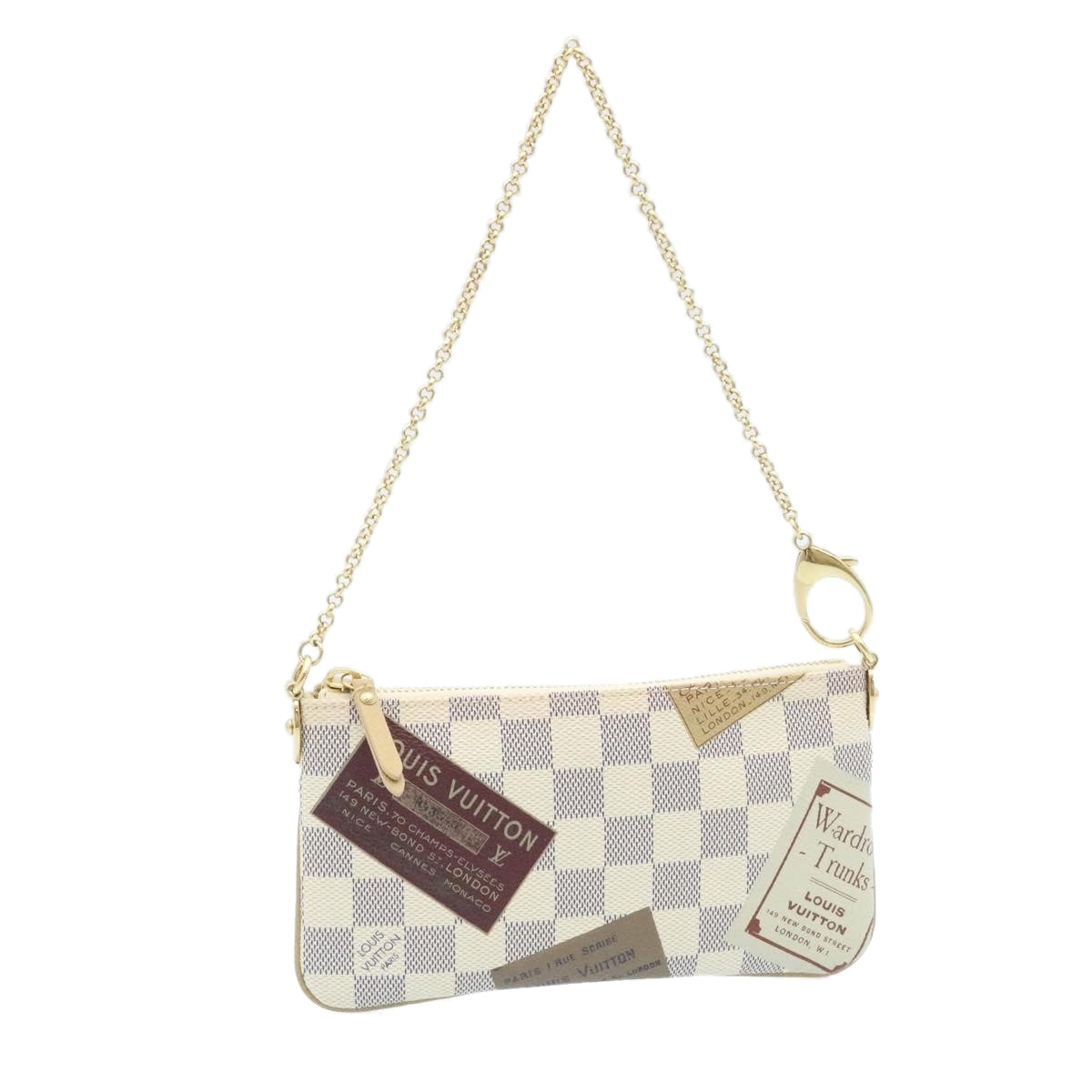 Louis Vuitton Damier Azur Pochette Mira MM Accessory Pouch