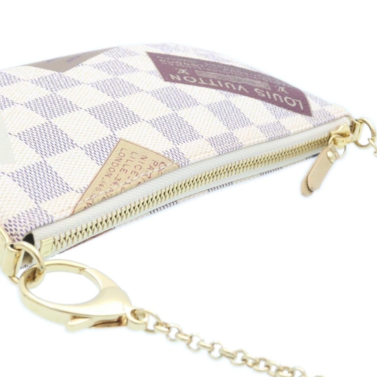 Louis Vuitton Damier Azur Pochette Mira MM Accessory Pouch